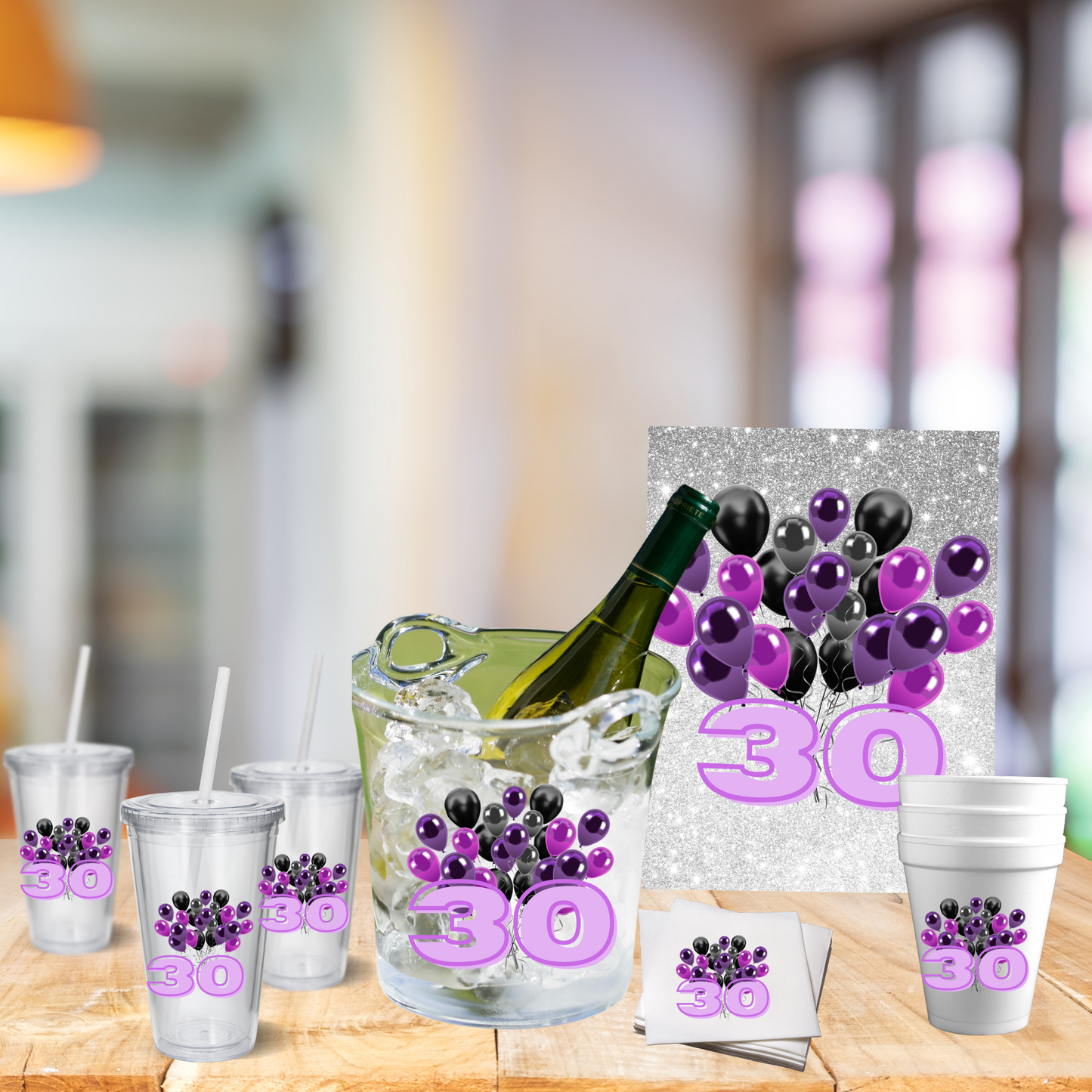Nia Collection Personalized Party Packs | Glow Up, Golden Hour, Shine & Celebrate, VIP