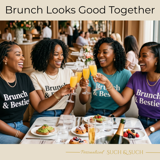 Brunch & Besties  T-Shirts | Girls Brunch Outfit