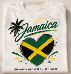 Jamaica Heritage T-Shirt | One Love, One Heart, One Island