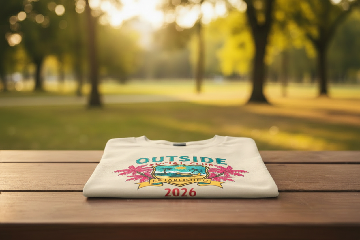 Outside Social Club™ Statement T-Shirt | Women's Summer Graphic Tee | Vacation & Weekend Outfit