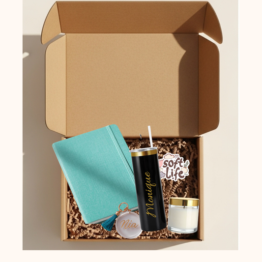 Such N’ Steal Deluxe Box – Gold-Trimmed Tumbler Upgrade | Soft Life Bundle