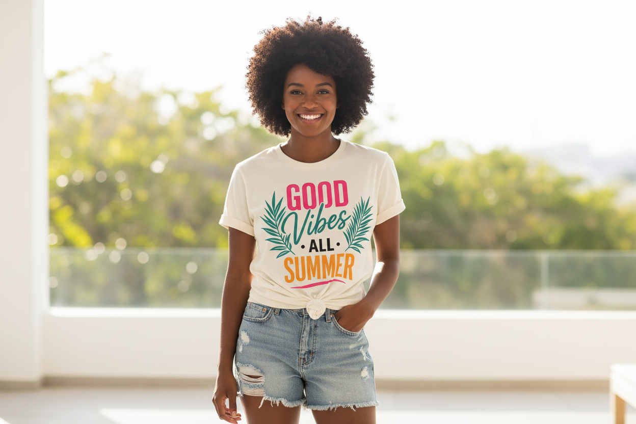 Good Vibes All Summer Mockup